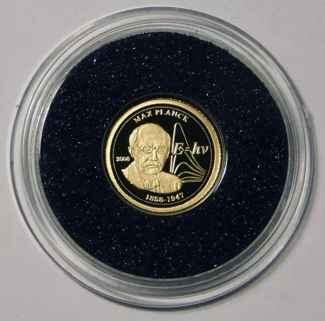 2008 Togo gold 1,500 Francs ***PROOF***Max Planck***