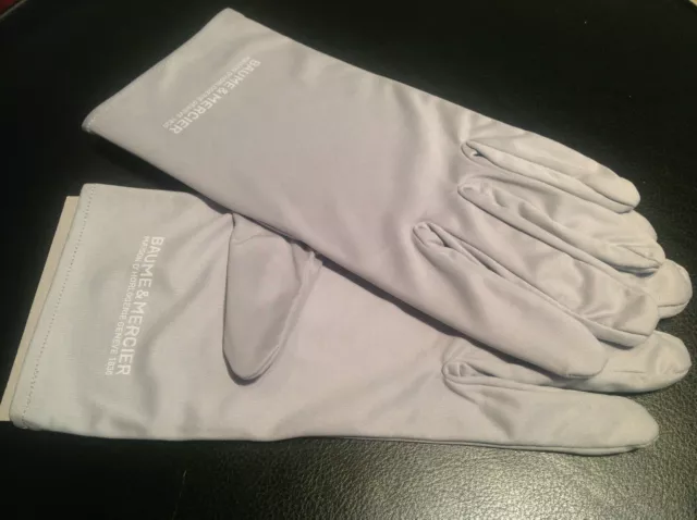 BAUME & MERCIER - Guantes de relojero - Watchmaker Gloves - Grey Gris