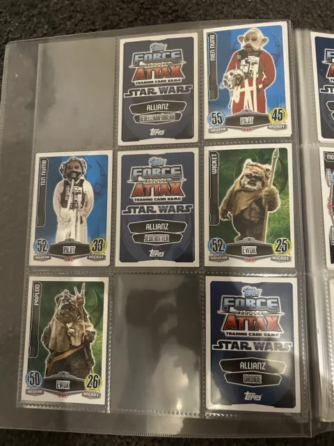 Star Wars Force Attax Serie 1 Sammelmappe vom Film -Gebraucht Beschreibung lesen 2