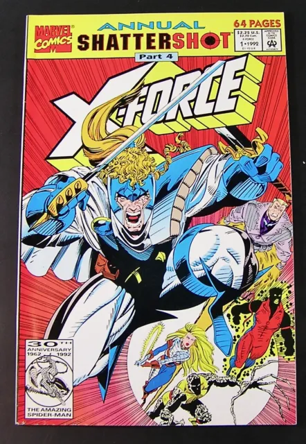 Marvel Comic ANNUAL SHATTERSHOT/ X-FORCE #1, 1992 NM(lot a)