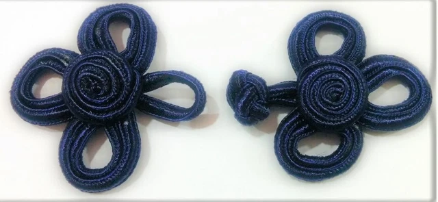 Alamari In  Cordoncino Schiacciato Tessuto 9X5 Cm 3133