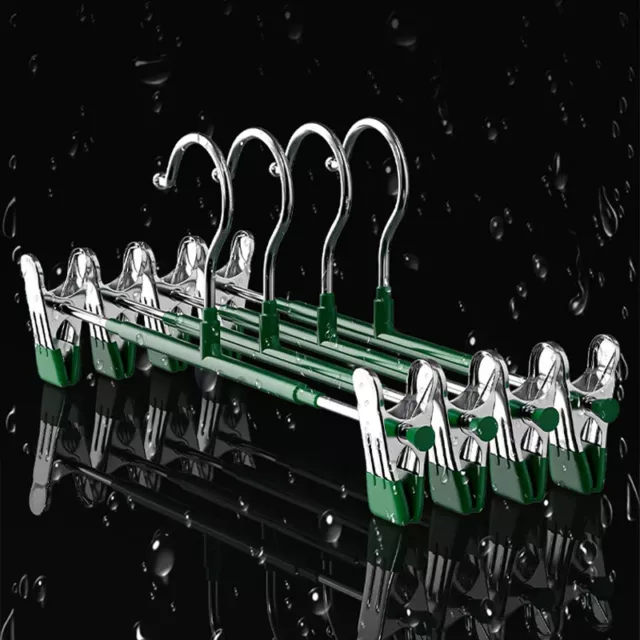 Windproof Metal Coat Hanger Household Non-slip Adjustable Storage Powerful Clip