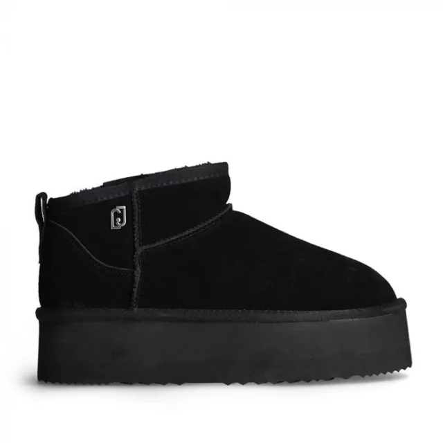 LIU JO Stivaletto Platform Nero Jane01 NUOVA COLLEZIONE scarpe 2023-24 boot ugg