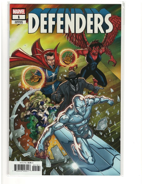 Defenders 2021 mini series #1 Ron Lim team variant Dr Strange Silver Surfer 9.6