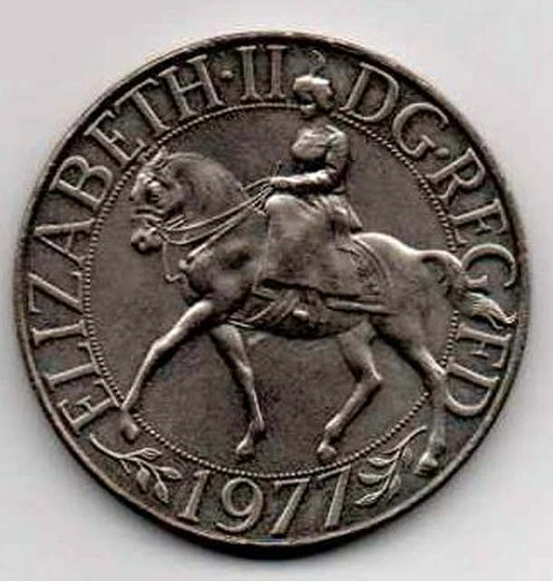 1977 QUEEN ELIZABETH II DG REG FD Jubilee Crown Coin $6.22 - PicClick
