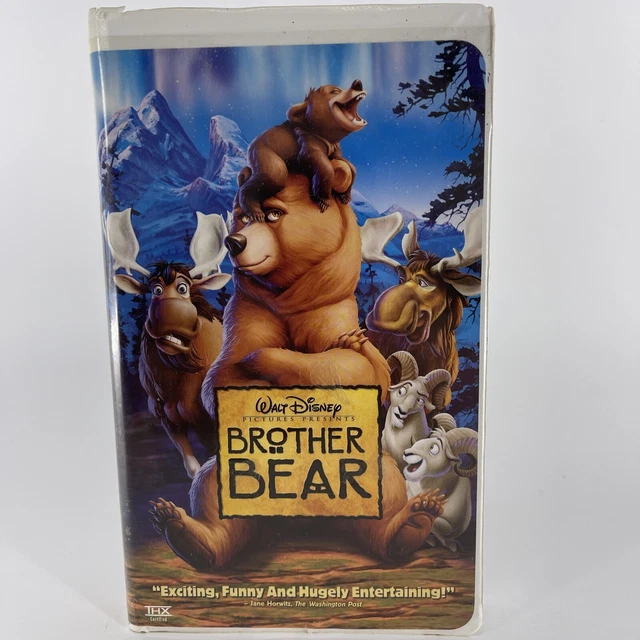 BROTHER BEAR 2003 Walt Disney Animated Movie VHS Video Tape Clamshell