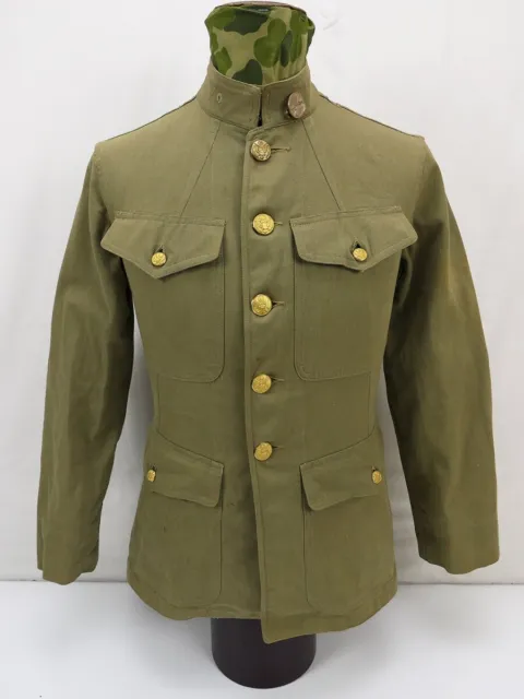 US WW1 M1910 Sommer HBT Cotton Uniform Jacket Coat
