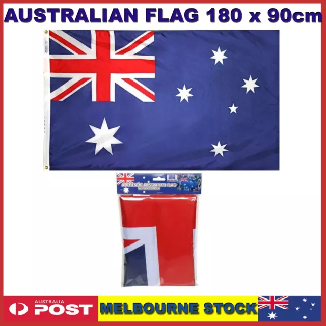 Australian Flag Extra Large Outdoor Aussie Australia Day Oz Heavy Duty 180x90cm