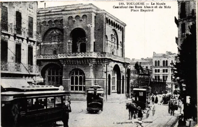 CPA TOULOUSE - Le Musée Carrefour des Rues Alsace et de Metz - Place (582496)