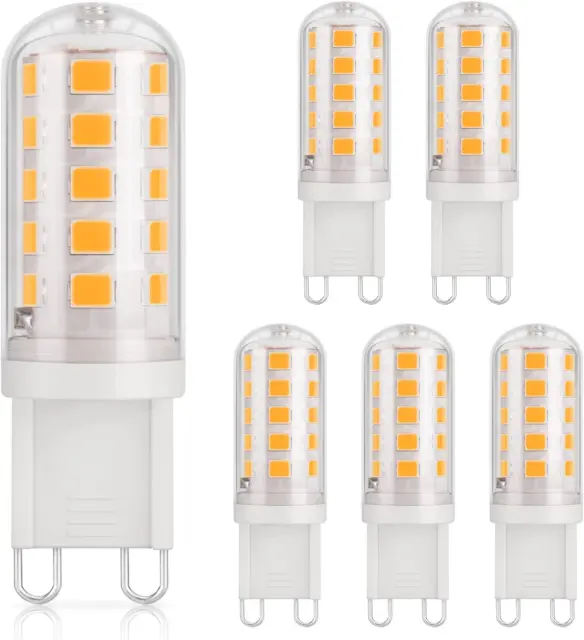 Dicuno G9 LED Lampe Warmweiß 3000K, LED Leuchtmittel 3W Entspricht 30W-40W Halog
