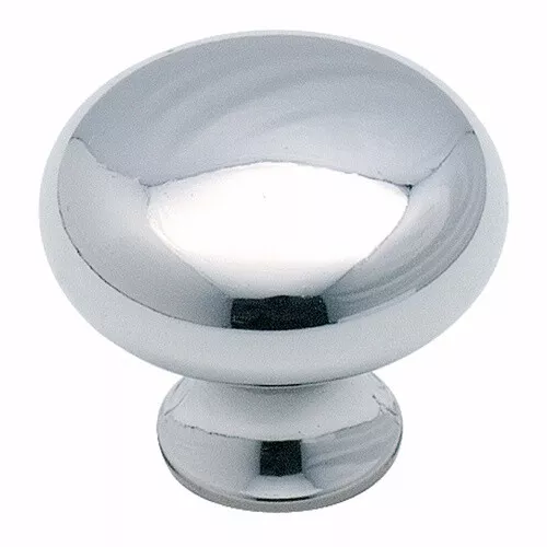 5 Pack BP853-26 Polished Chrome 1 3/16" Cabinet Knob Pulls Amerock Anniversary