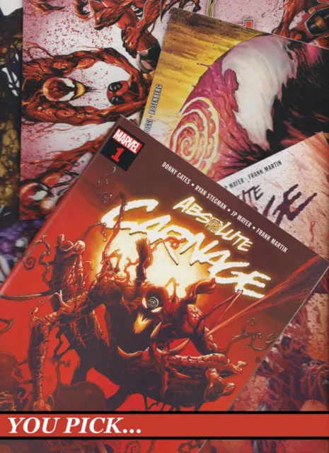 ABSOLUTE CARNAGE #1-5 NM 2019 Cates VENOM MARVEL comics sold SEPARATELY you PICK