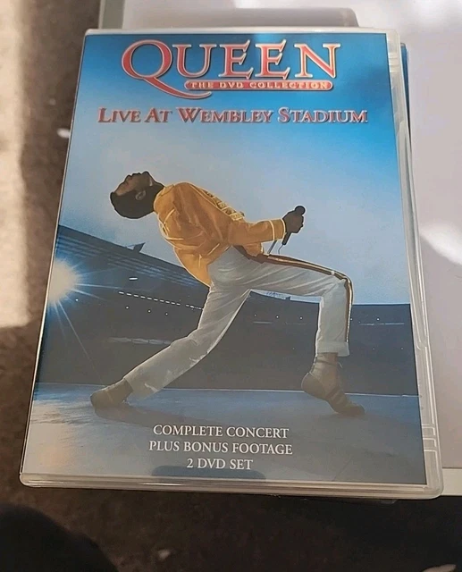 QUEEN LIVE AT Wembley Stadium 2-DVD Set with Inset £3.95 - PicClick UK
