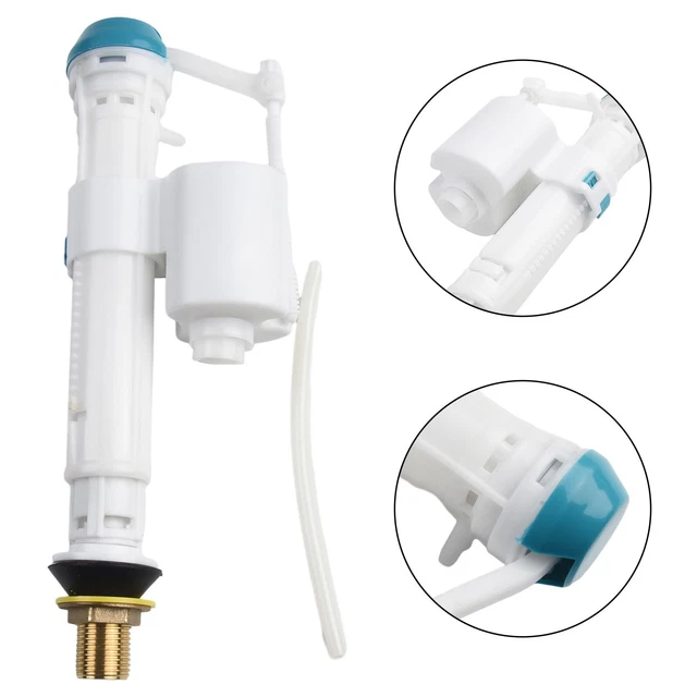 Válvula De Llenado Para Cisterna De Inodoro – Ajustable (21-30 Cm), Silenciosa, De Ahorro De Agua, Material ABS