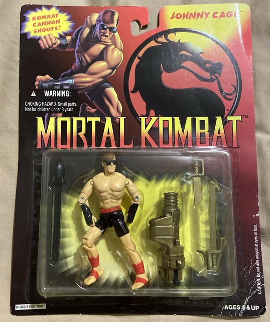 VINTAGE MORTAL KOMBAT Johnny Cage Action Figure Hasbro Toy 1994 £49