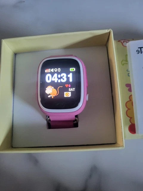 GIRL PINK 9Tong Q90 SmartWatch Game Camera SIM Kid Locate SOS 14.99 PicClick UK