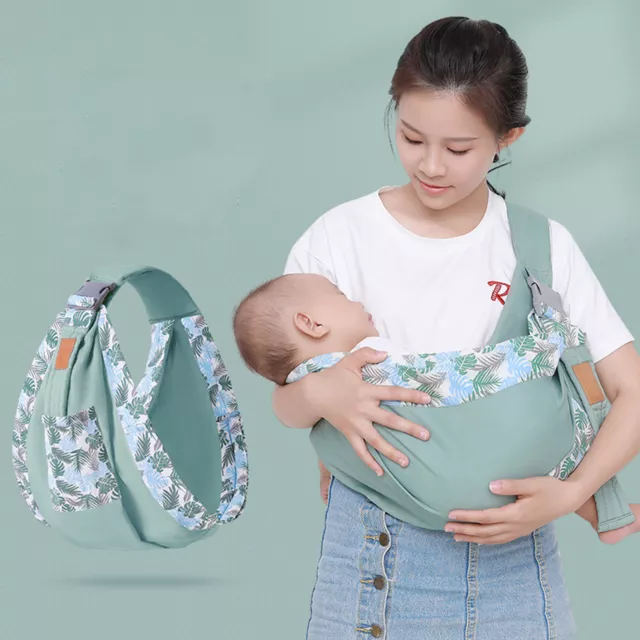 Baby Wickelträger weiche Freisprecheinrichtung Neugeborenes Baby Fütterung Schlinge Halter mit großem 2