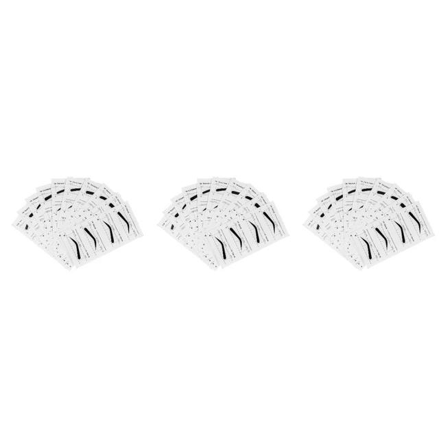 3 piezas frcolor 10 piezas plantilla de cejas adhesivo cuidado de cejas