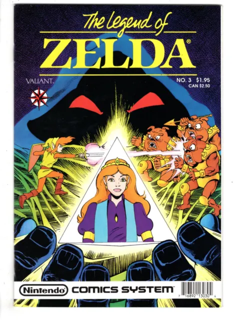 The Legend Of Zelda #3 (1990) - Grade 9.4 - Valiant & Nintendo Comic Series!