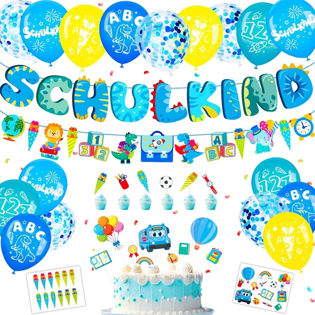 Schulkind Banner Einschulung – Glitzer-Regenbogen Girlande, 3 M Lang, Deko Für Schulanfang & Party