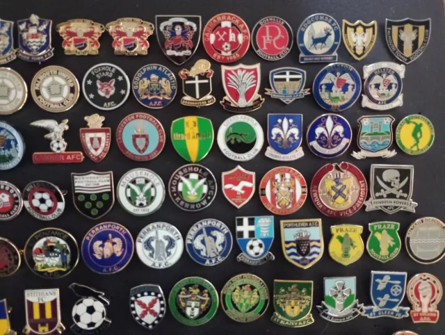 Cornwall - Cornish - Non League Assorted Football Clubs Pin Badges - Updated 3