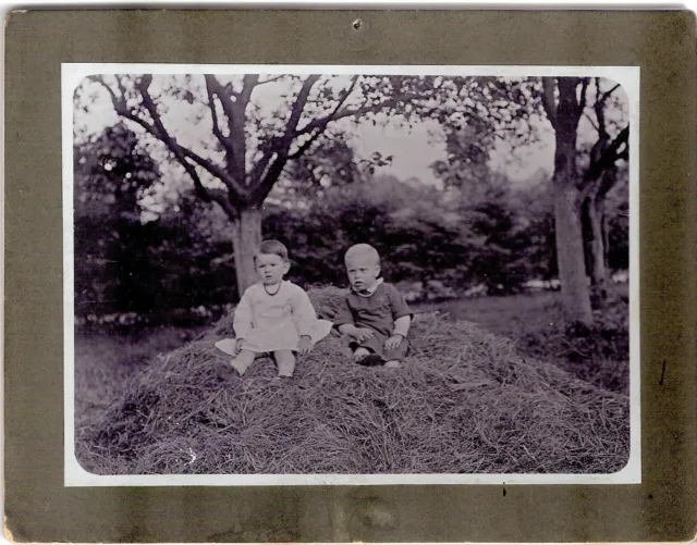 CAB photo Niedliche kleine Kinder - Österreich 1900er