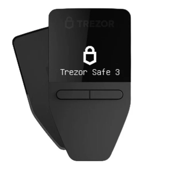 TREZOR SAFE 3 Passphrase Secure Element Protected Crypto Hardware