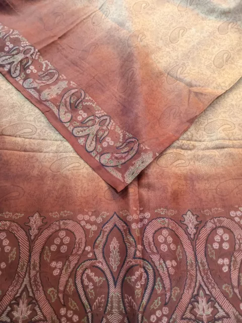 100% Reine Seide Sari Vintage Recycled Saree Bedruckt Stoff Material PSS16853