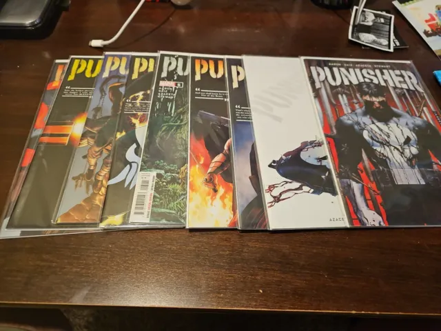 The Punisher by Jason Aaron  1 2 3 4 5 6 7 8 9 10 COMPLETE SET Marvel 2022 23