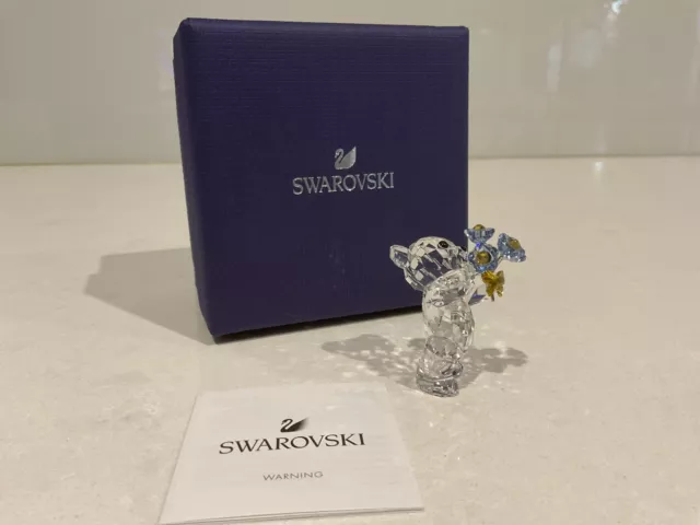 Swarovski Crystal Kris Bear - Forgot Me Not - 5427993 NIB