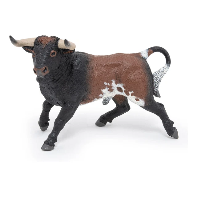 Papo - Figurina Toro Andalusiano, Modello 51050, Colore Multicolore, Giocattolo Da Fattoria Per Bambini, Collezionismo