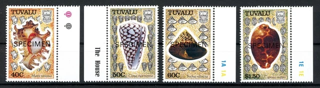 Tuvalu Specimen 53-86 postfrisch Muscheln #JP119