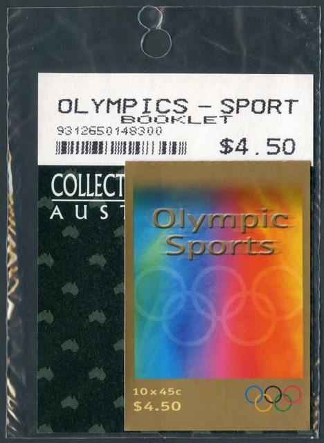 AUSTRALIA 2000 Olympic Sports Booklet 10 x 45c SG SB137 Unopened AP Package MNH