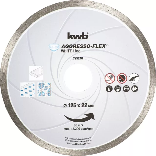 Kwb Disco corte diamante White-line 125MM X 22,23MM 725240