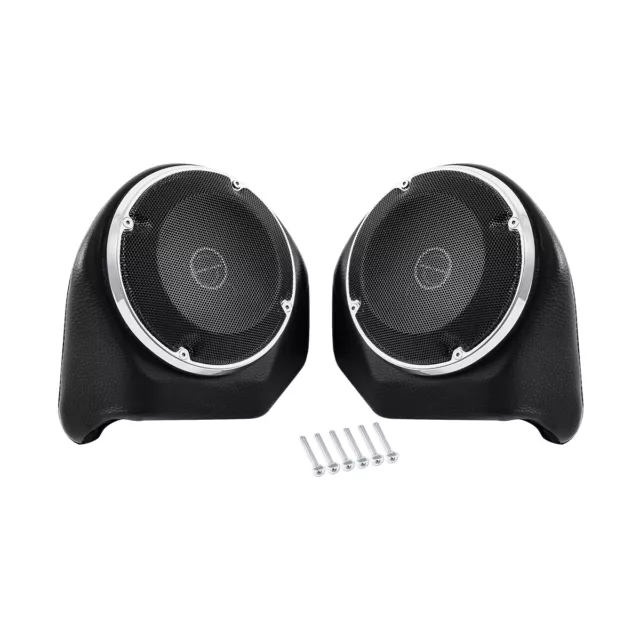 Rear 6.5" Speaker Pods Fit For Harley Tour Pak Touring Road Electra Glide 14-up