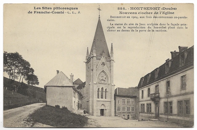 CPA "" MONTBENOIT - New Church Bell Tower