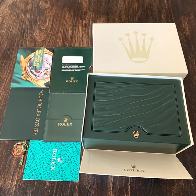 ROLEX EMPTY WATCH Box Current Models Inner Outer Booklets Hang Tag