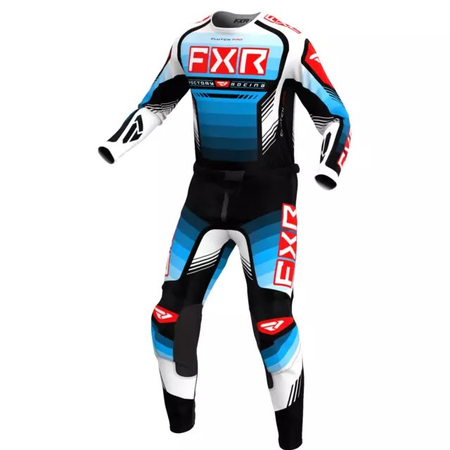 FXR Clutch Pro 2024 MX Kit Combo Blue/Red/Black