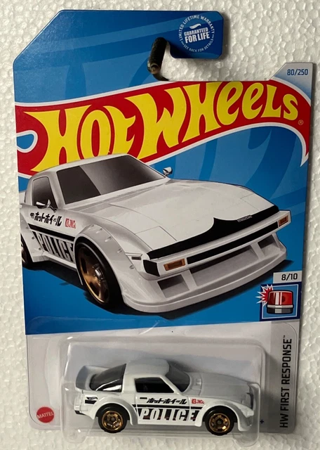How Wheels First Response HOT WHEELS 2024 HW First Response Series #80 Mazda RX-7 blanc avec RSW ...
