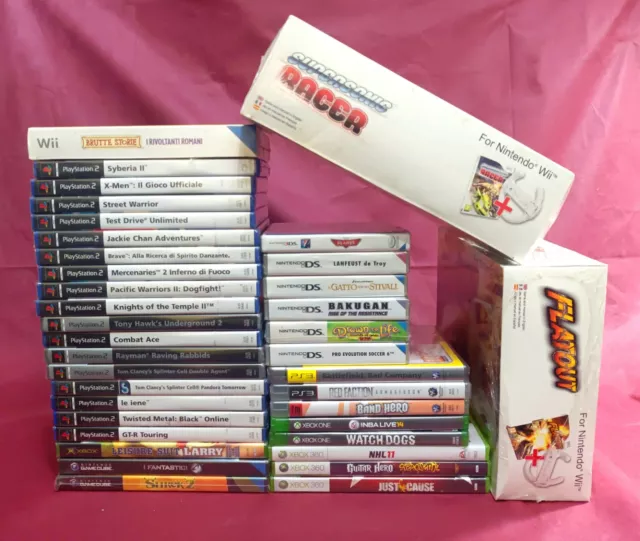 LOTTO VIDEOGIOCHI PS2 PS3 XBOX ONE GAMECUBE WII DS XBOX 360 videogames