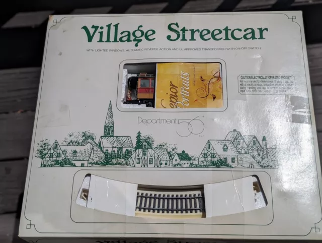 Department 56 -Village Street Car Streetcar-Cable car