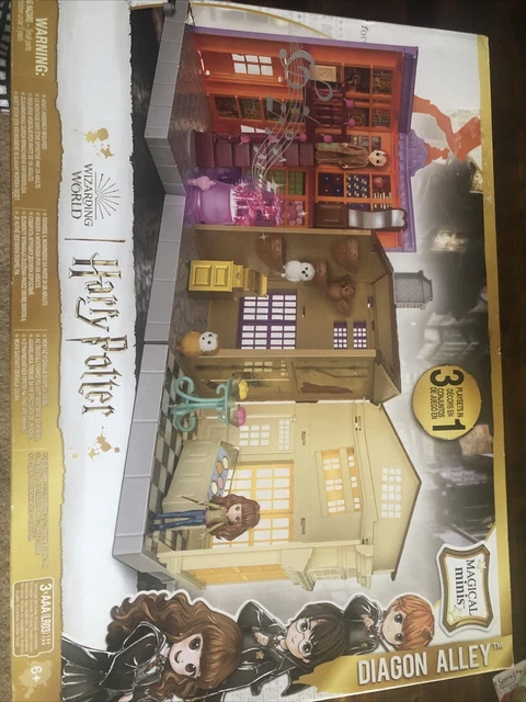 New Wizarding World Harry Potter Magical Minis 3-in-1 Diagon Alley Playset 6A