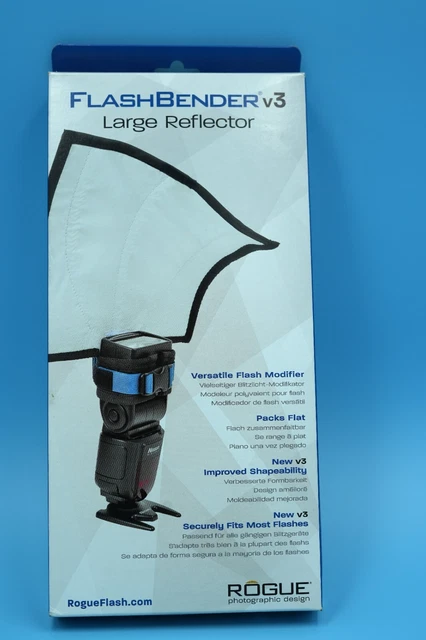 Rogue FlashBender v3 - LARGE Reflector (Flash Bender) OPEN BOX
