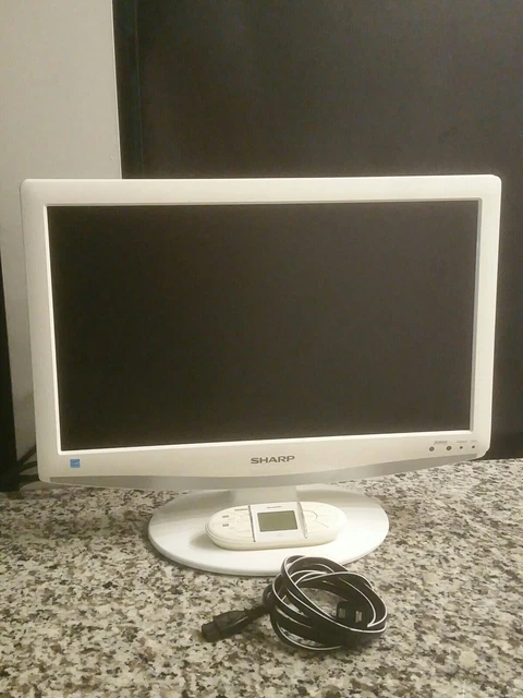 Sharp LC-19SK25U 19" Portable HDTV 1080i 720p HDMI/Component/AV/VGA Monitor TV