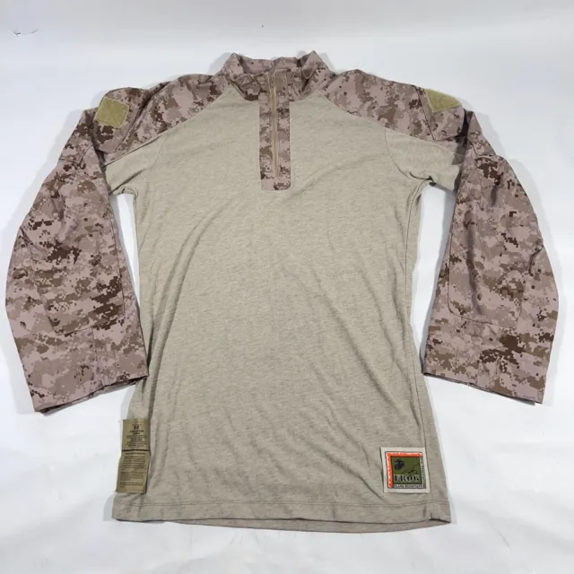 USMC FROG Combat Shirt Desert MARPAT Fire Resistant Gear Top Size Medium Regular