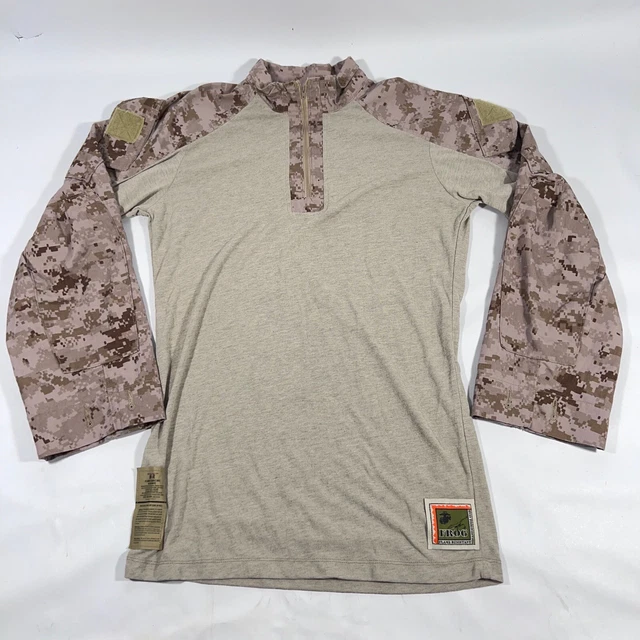 USMC FROG Combat Shirt Desert MARPAT Fire Resistant Gear Top Size Medium Regular USMC FROG Combat Shirt Desert MARPAT Fire Resistant Gear Top Size Medium Regular
