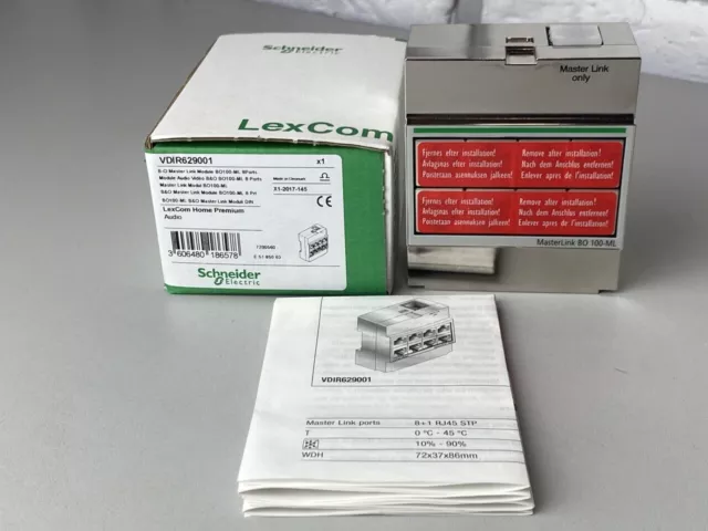 Schneider VDIR629001 LexCom Home Premium BO100-ML master link module BO