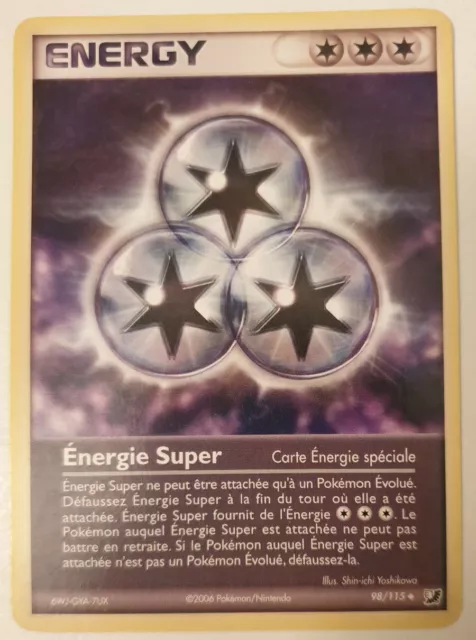 Pokémon Carte Énergie Super 98/115 Ex Forces Cachées Rare Française FR