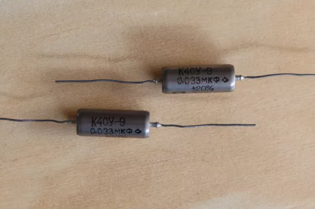 ( 10 ) K40Y-9  0.033uf  200V Paper-in-Oil Capacitor