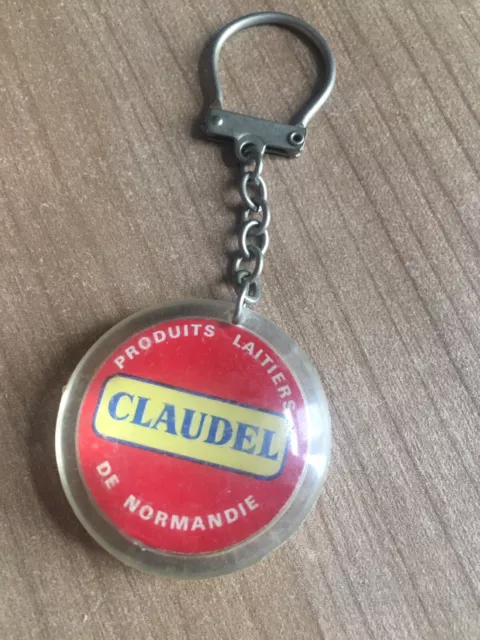 CLAUDEL Normandie Porte-clés Logo Vintage Collection ancien